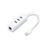 TP-LINK | USB 3.0 3-Port Hub & Gigabit Ethernet Adapter 2 in 1 USB Adapter | UE330 - 2